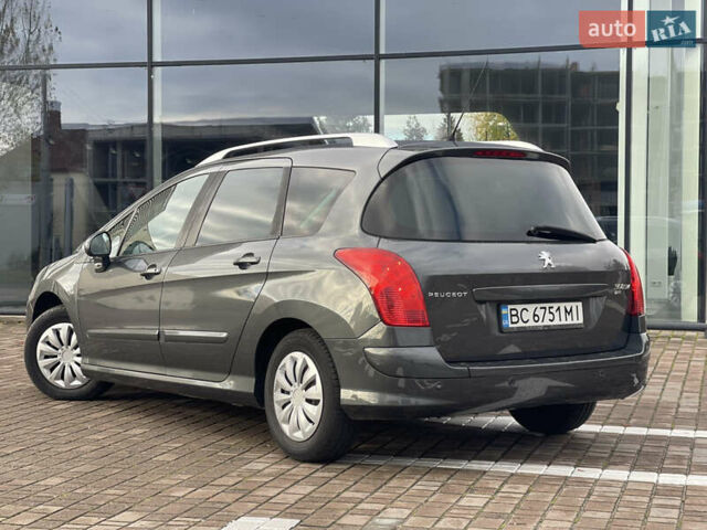 Сірий Пежо 308, об'ємом двигуна 1.56 л та пробігом 275 тис. км за 4999 $, фото 6 на Automoto.ua