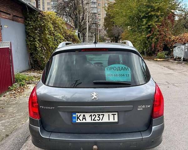 Пежо 308 2011 в Белой Церкве на Automoto.ua Серый Пежо 308, объемом двигателя 1.56 л и пробегом 258 тыс. км за 7000 $, фото 4 на Automoto.ua