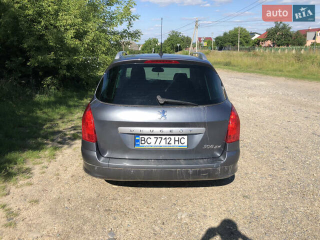 Серый Пежо 308, объемом двигателя 1.6 л и пробегом 189 тыс. км за 6300 $, фото 7 на Automoto.ua