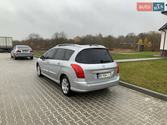 Сірий Пежо 308, об'ємом двигуна 1.56 л та пробігом 190 тис. км за 6800 $, фото 7 на Automoto.ua
