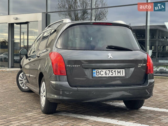 Сірий Пежо 308, об'ємом двигуна 1.56 л та пробігом 275 тис. км за 4999 $, фото 8 на Automoto.ua
