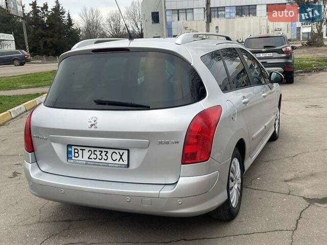 Сірий Пежо 308, об'ємом двигуна 1.56 л та пробігом 288 тис. км за 6200 $, фото 7 на Automoto.ua