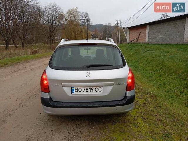 Серый Пежо 308, объемом двигателя 1.6 л и пробегом 245 тыс. км за 6000 $, фото 17 на Automoto.ua