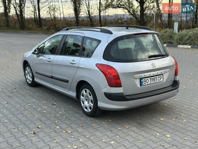 Сірий Пежо 308, об'ємом двигуна 1.6 л та пробігом 278 тис. км за 5999 $, фото 10 на Automoto.ua