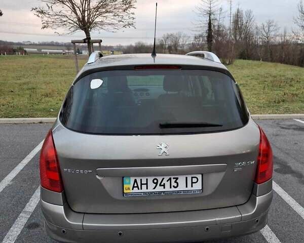 Серый Пежо 308, объемом двигателя 1.6 л и пробегом 275 тыс. км за 6235 $, фото 4 на Automoto.ua