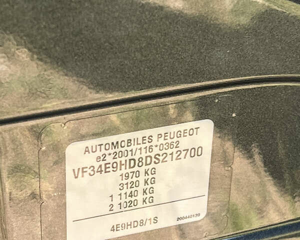 Серый Пежо 308, объемом двигателя 1.56 л и пробегом 260 тыс. км за 6500 $, фото 19 на Automoto.ua