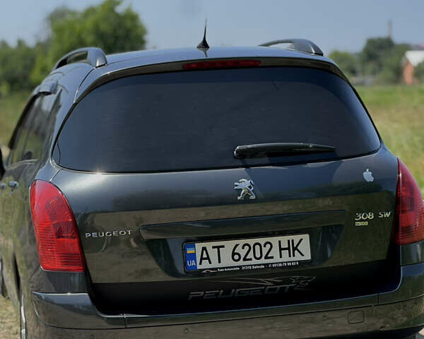 Серый Пежо 308, объемом двигателя 1.56 л и пробегом 260 тыс. км за 6500 $, фото 6 на Automoto.ua