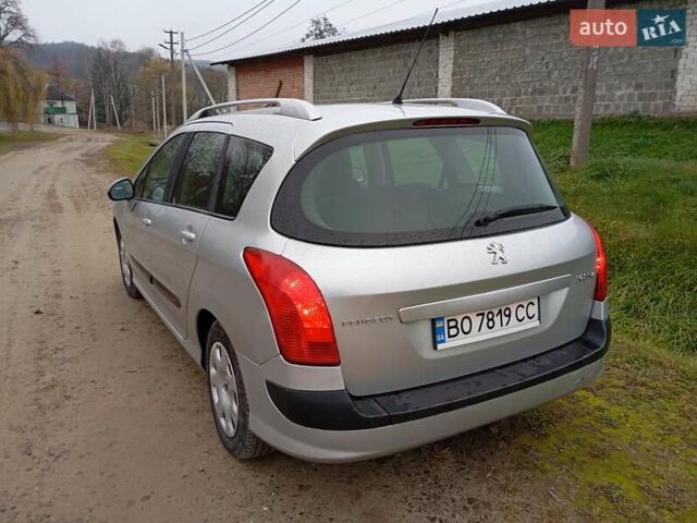 Серый Пежо 308, объемом двигателя 1.6 л и пробегом 245 тыс. км за 6000 $, фото 6 на Automoto.ua