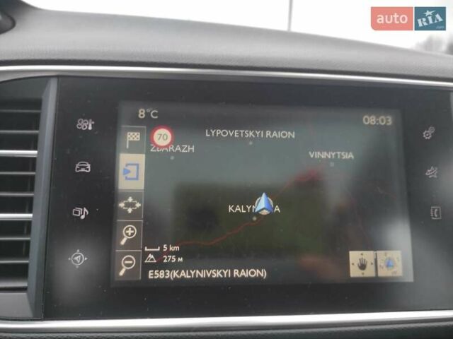 Сірий Пежо 308, об'ємом двигуна 1.2 л та пробігом 190 тис. км за 8200 $, фото 30 на Automoto.ua