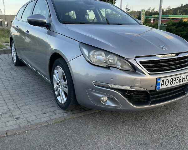 Серый Пежо 308, объемом двигателя 1.56 л и пробегом 261 тыс. км за 7700 $, фото 12 на Automoto.ua