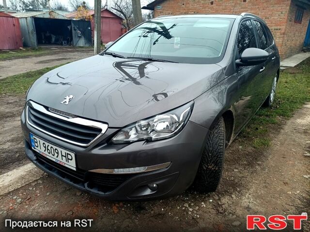 Серый Пежо 308, объемом двигателя 1.6 л и пробегом 245 тыс. км за 8500 $, фото 1 на Automoto.ua