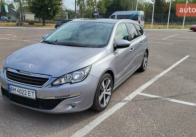 Сірий Пежо 308, об'ємом двигуна 1.6 л та пробігом 284 тис. км за 9300 $, фото 7 на Automoto.ua