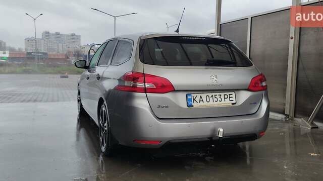 Серый Пежо 308, объемом двигателя 1.56 л и пробегом 239 тыс. км за 10200 $, фото 4 на Automoto.ua