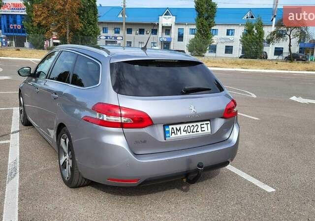 Сірий Пежо 308, об'ємом двигуна 1.6 л та пробігом 284 тис. км за 9300 $, фото 12 на Automoto.ua