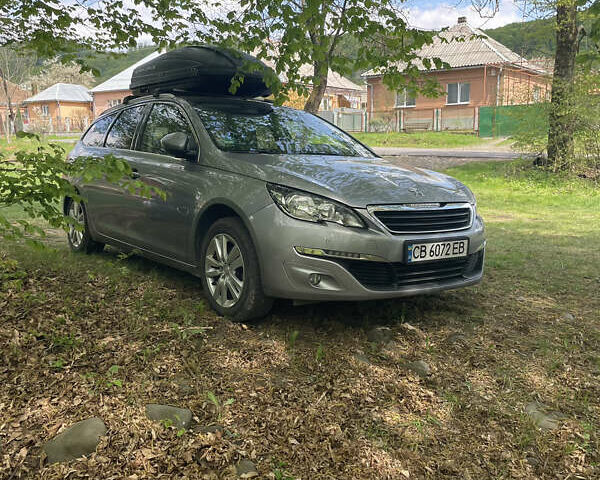 Сірий Пежо 308, об'ємом двигуна 1.56 л та пробігом 250 тис. км за 10100 $, фото 1 на Automoto.ua