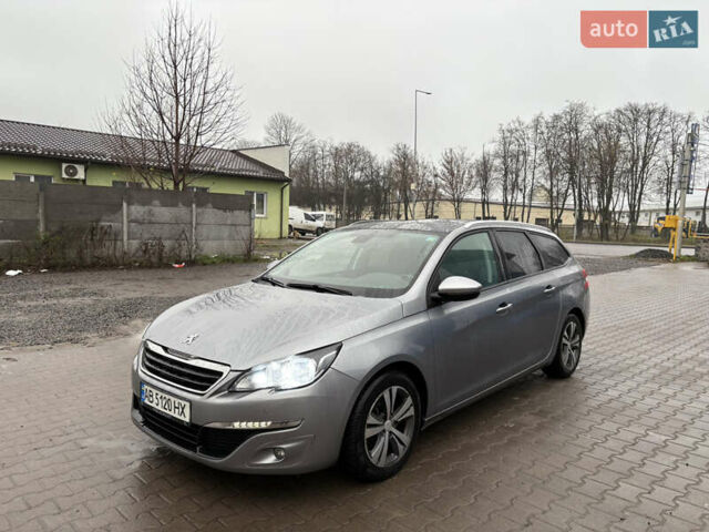 Сірий Пежо 308, об'ємом двигуна 1.56 л та пробігом 200 тис. км за 8700 $, фото 1 на Automoto.ua