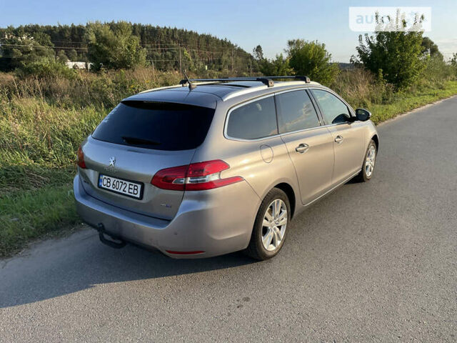 Сірий Пежо 308, об'ємом двигуна 1.56 л та пробігом 250 тис. км за 10100 $, фото 5 на Automoto.ua