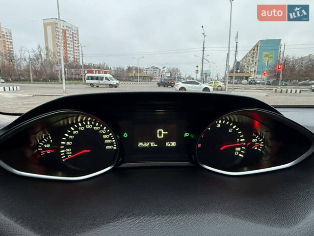 Серый Пежо 308, объемом двигателя 1.56 л и пробегом 253 тыс. км за 8700 $, фото 13 на Automoto.ua