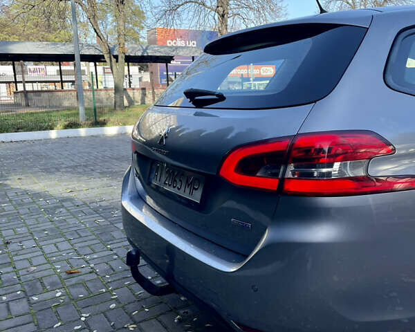 Серый Пежо 308, объемом двигателя 1.56 л и пробегом 217 тыс. км за 6899 $, фото 7 на Automoto.ua