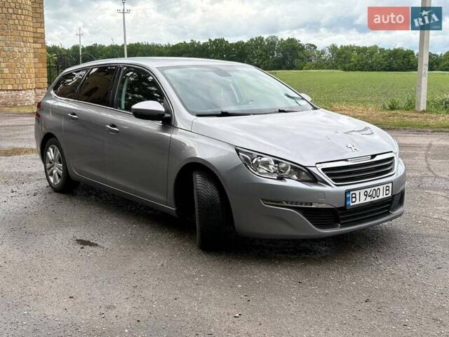 Серый Пежо 308, объемом двигателя 1.6 л и пробегом 237 тыс. км за 10400 $, фото 1 на Automoto.ua