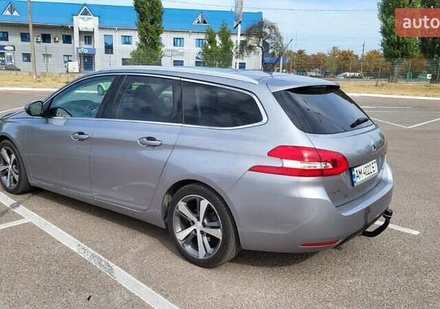 Сірий Пежо 308, об'ємом двигуна 1.6 л та пробігом 284 тис. км за 9300 $, фото 14 на Automoto.ua