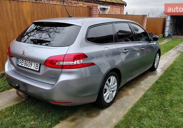Сірий Пежо 308, об'ємом двигуна 1.56 л та пробігом 224 тис. км за 8250 $, фото 6 на Automoto.ua
