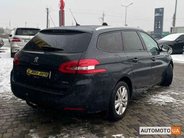Серый Пежо 308, объемом двигателя 2 л и пробегом 351 тыс. км за 10250 $, фото 6 на Automoto.ua