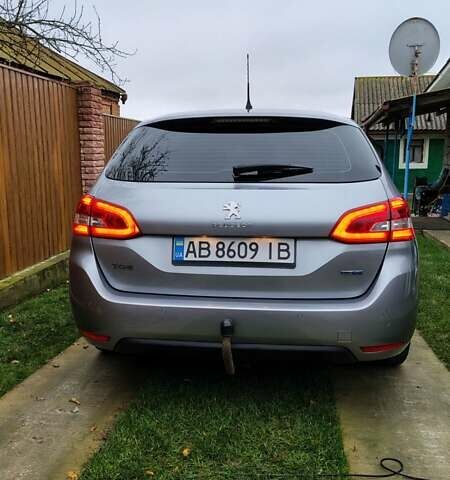 Сірий Пежо 308, об'ємом двигуна 1.56 л та пробігом 224 тис. км за 8250 $, фото 18 на Automoto.ua