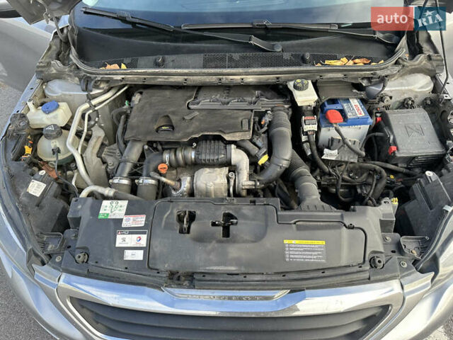 Серый Пежо 308, объемом двигателя 1.56 л и пробегом 228 тыс. км за 9200 $, фото 25 на Automoto.ua