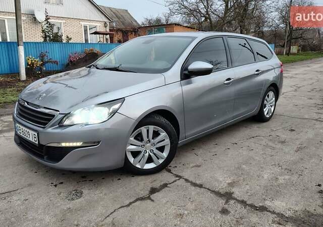 Сірий Пежо 308, об'ємом двигуна 1.56 л та пробігом 224 тис. км за 8250 $, фото 16 на Automoto.ua