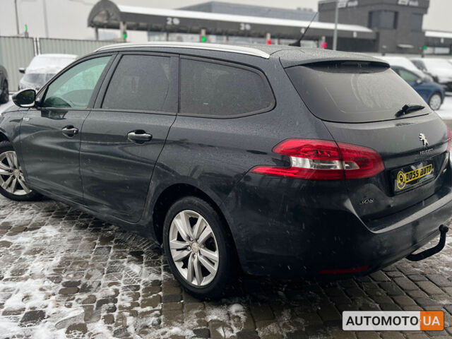 Серый Пежо 308, объемом двигателя 2 л и пробегом 351 тыс. км за 10250 $, фото 4 на Automoto.ua