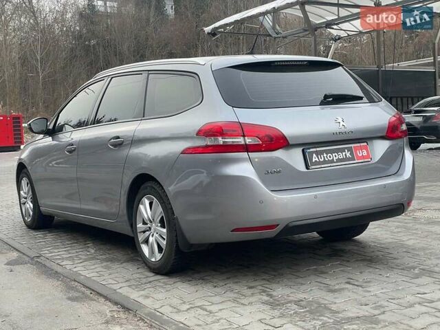 Серый Пежо 308, объемом двигателя 1.6 л и пробегом 223 тыс. км за 9990 $, фото 13 на Automoto.ua