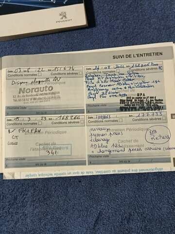 Серый Пежо 308, объемом двигателя 1.56 л и пробегом 217 тыс. км за 6000 $, фото 7 на Automoto.ua