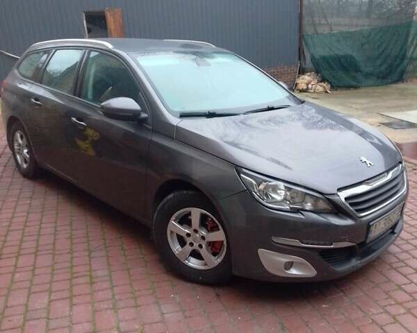 Серый Пежо 308, объемом двигателя 1.56 л и пробегом 160 тыс. км за 8000 $, фото 14 на Automoto.ua