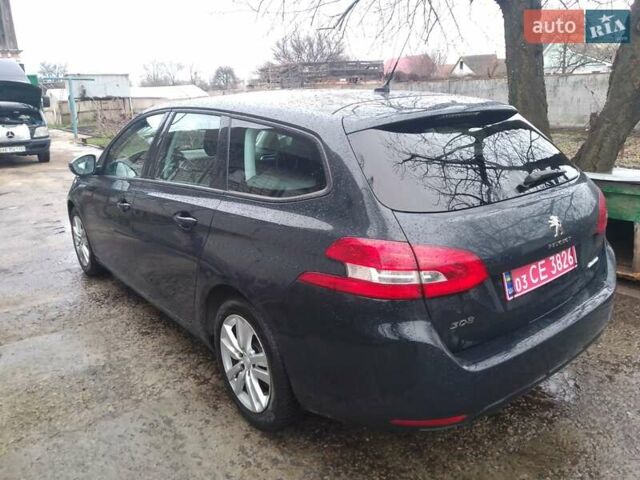 Сірий Пежо 308, об'ємом двигуна 1.6 л та пробігом 180 тис. км за 12500 $, фото 6 на Automoto.ua