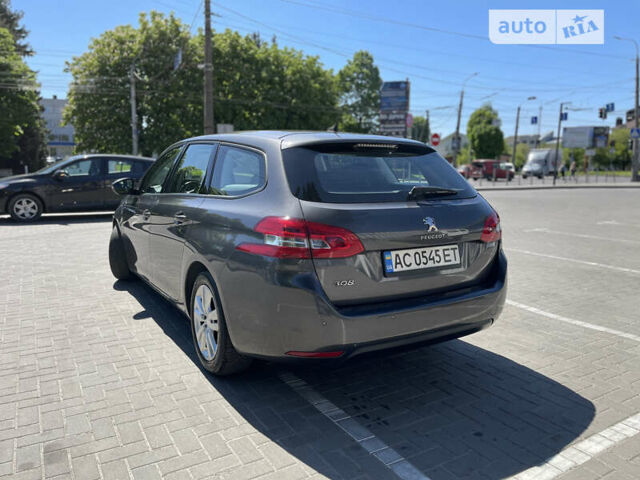 Сірий Пежо 308, об'ємом двигуна 1.6 л та пробігом 177 тис. км за 13900 $, фото 6 на Automoto.ua