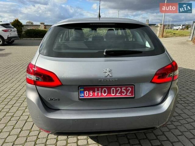Сірий Пежо 308, об'ємом двигуна 1.5 л та пробігом 133 тис. км за 13399 $, фото 14 на Automoto.ua