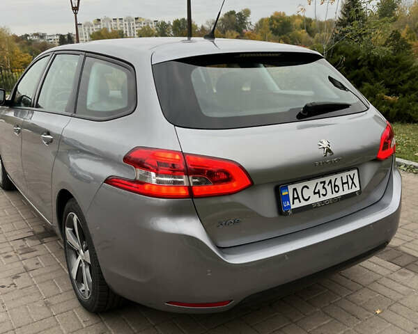 Серый Пежо 308, объемом двигателя 1.5 л и пробегом 206 тыс. км за 11900 $, фото 7 на Automoto.ua