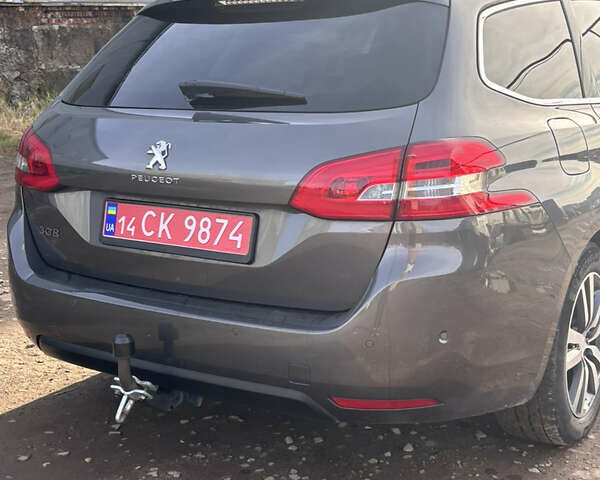 Серый Пежо 308, объемом двигателя 1.5 л и пробегом 168 тыс. км за 15300 $, фото 25 на Automoto.ua