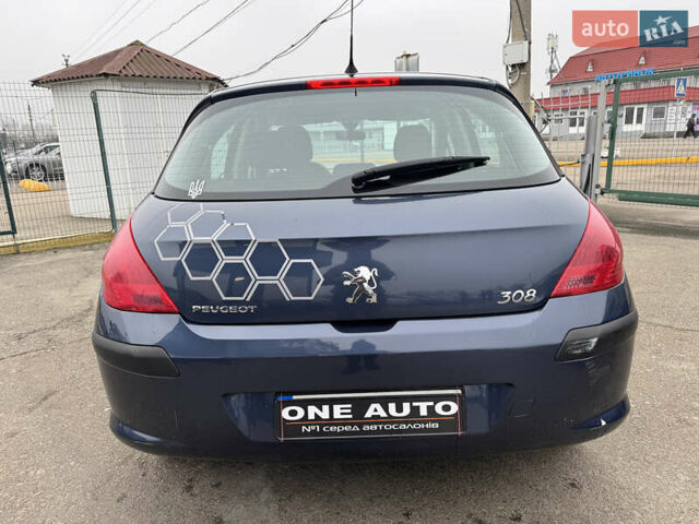 Синий Пежо 308, объемом двигателя 1.6 л и пробегом 300 тыс. км за 4490 $, фото 5 на Automoto.ua