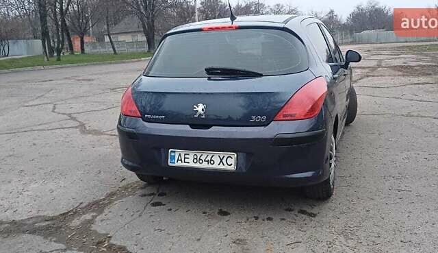 Синий Пежо 308, объемом двигателя 1.6 л и пробегом 252 тыс. км за 5000 $, фото 3 на Automoto.ua