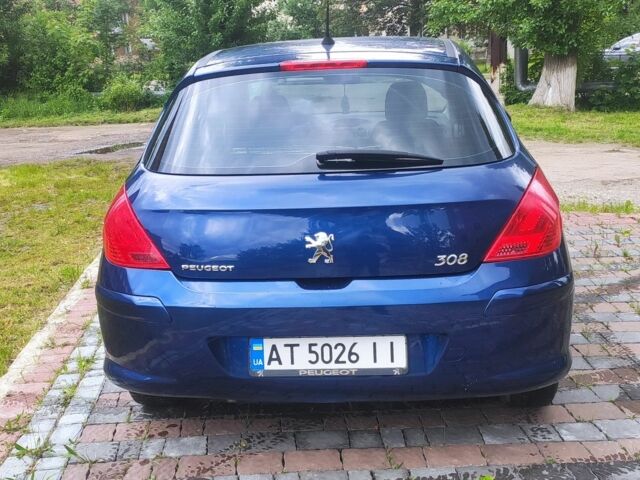 Синій Пежо 308, об'ємом двигуна 1.6 л та пробігом 130 тис. км за 4800 $, фото 1 на Automoto.ua