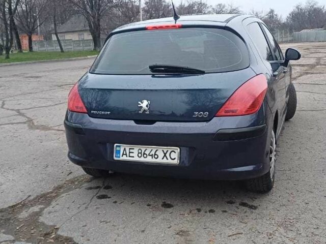 Синий Пежо 308, объемом двигателя 1.6 л и пробегом 252 тыс. км за 5000 $, фото 1 на Automoto.ua