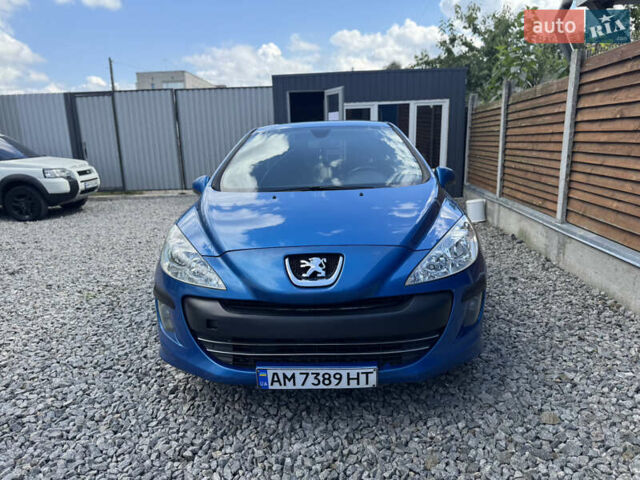 Синій Пежо 308, об'ємом двигуна 1.6 л та пробігом 222 тис. км за 3500 $, фото 1 на Automoto.ua