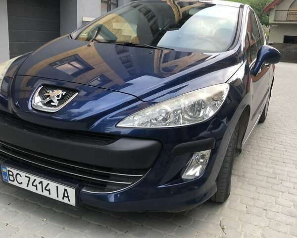 Синий Пежо 308, объемом двигателя 1.6 л и пробегом 208 тыс. км за 4600 $, фото 1 на Automoto.ua
