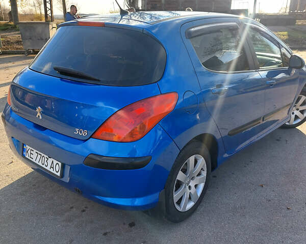Синий Пежо 308, объемом двигателя 1.6 л и пробегом 220 тыс. км за 5300 $, фото 5 на Automoto.ua