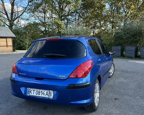 Синий Пежо 308, объемом двигателя 1.6 л и пробегом 264 тыс. км за 5600 $, фото 7 на Automoto.ua