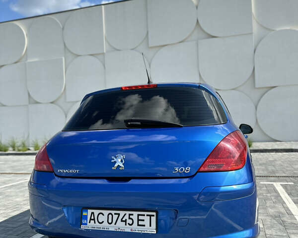Синий Пежо 308, объемом двигателя 1.6 л и пробегом 194 тыс. км за 5800 $, фото 6 на Automoto.ua