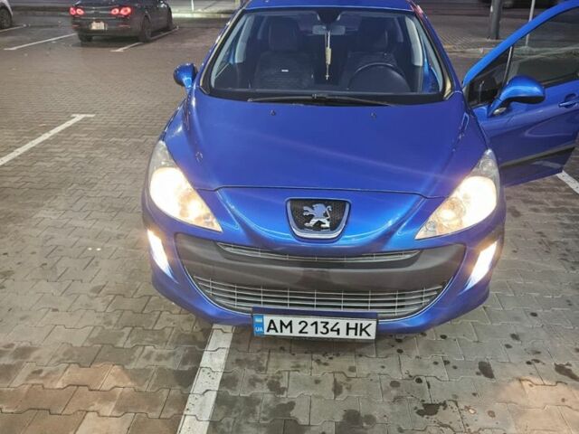 Синий Пежо 308, объемом двигателя 1.6 л и пробегом 217 тыс. км за 5700 $, фото 9 на Automoto.ua