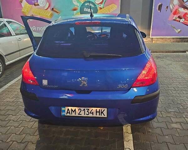 Синий Пежо 308, объемом двигателя 1.6 л и пробегом 220 тыс. км за 5500 $, фото 10 на Automoto.ua